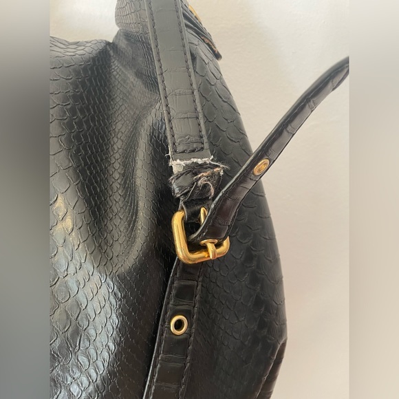 Marc By Marc Jacobs Hillier Croc Embossed Handbag - Picture 2 of 9